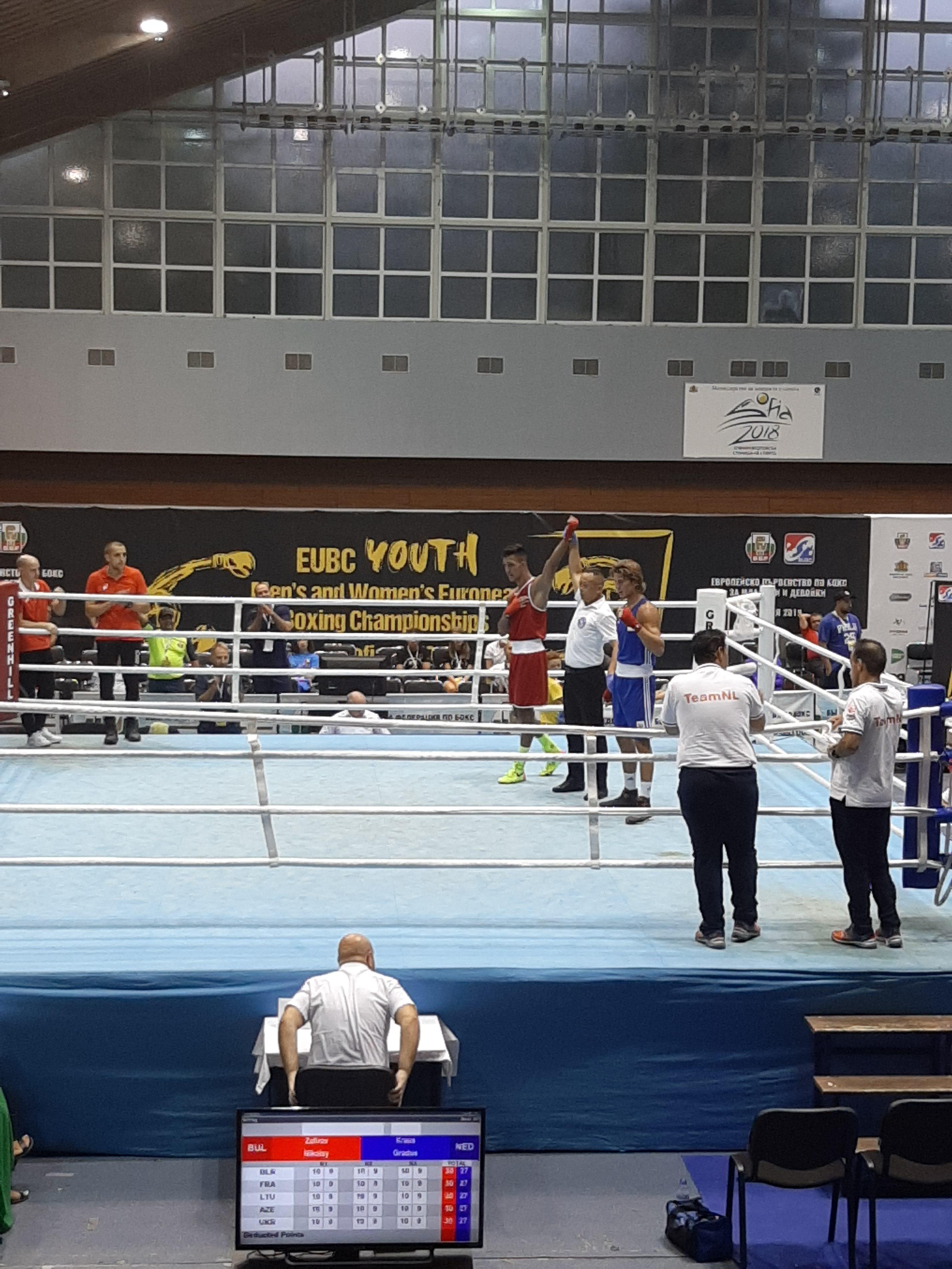 Gradus Kraus grijpt net naast medaille bij EK Jeugd in Sofia