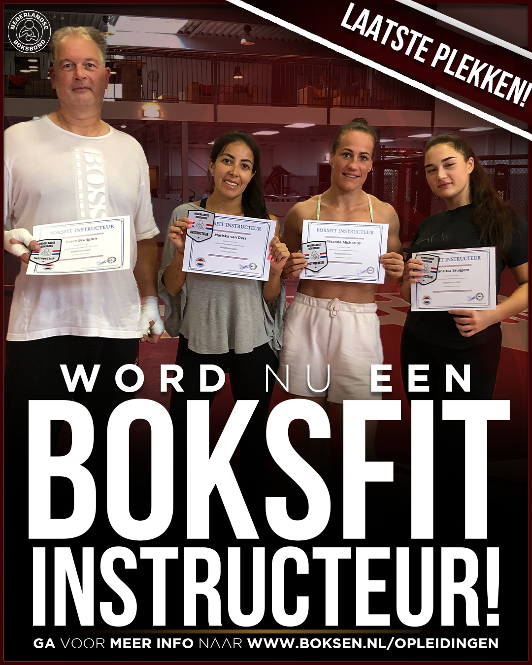 Laatste kans voor prijsverhoging, volg dit jaar nog de opleiding Boksfitinstructeur