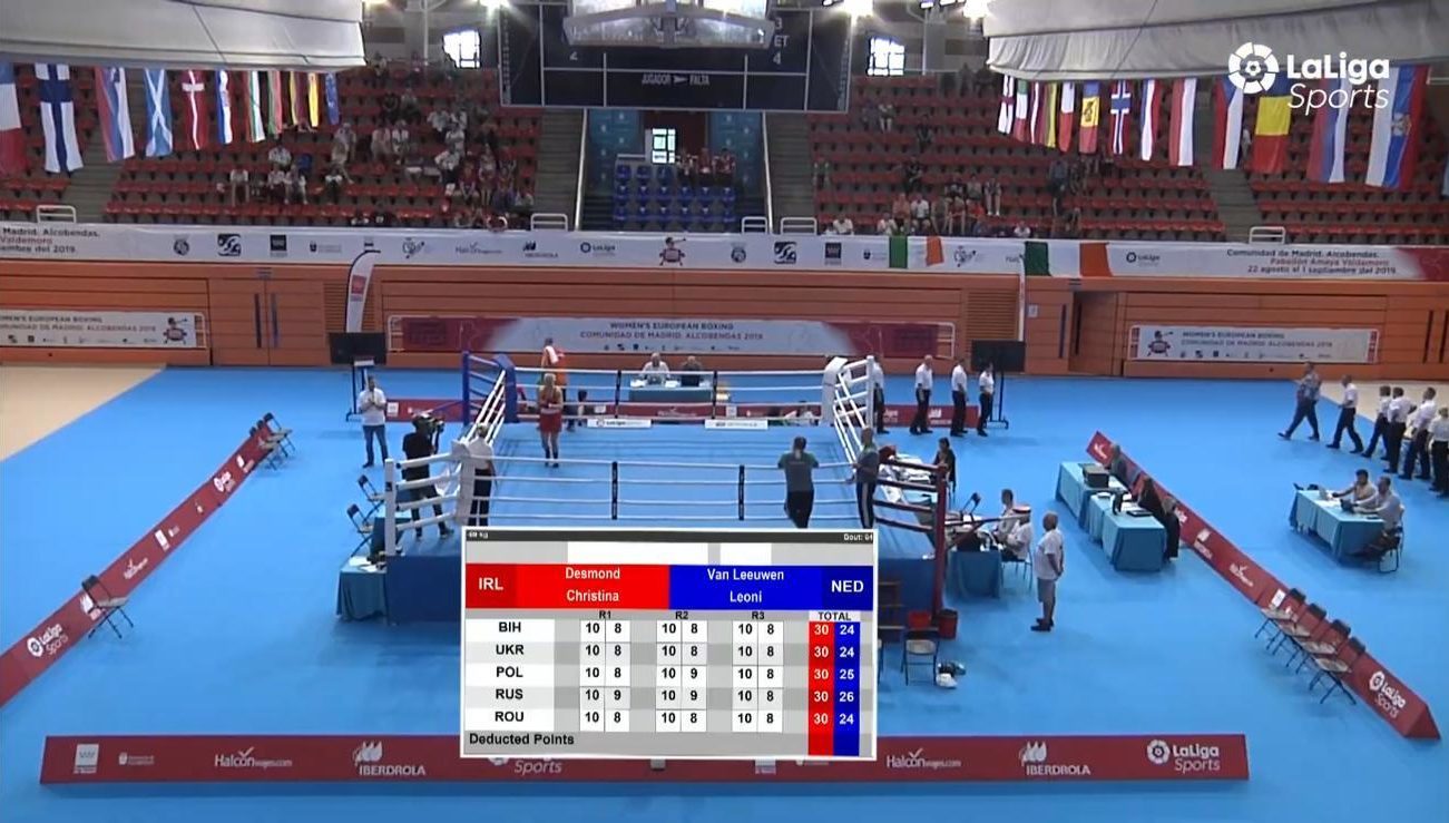 Leonie van Leeuwen moet meerdere erkennen in Ierse Christina Desmond