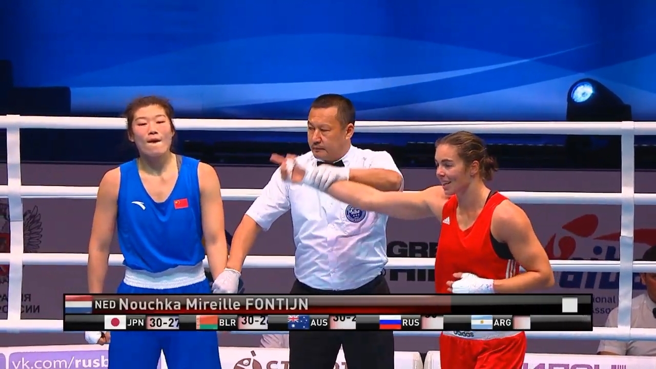 Nouchka Fontijn naar de halve finales WK boksen!
