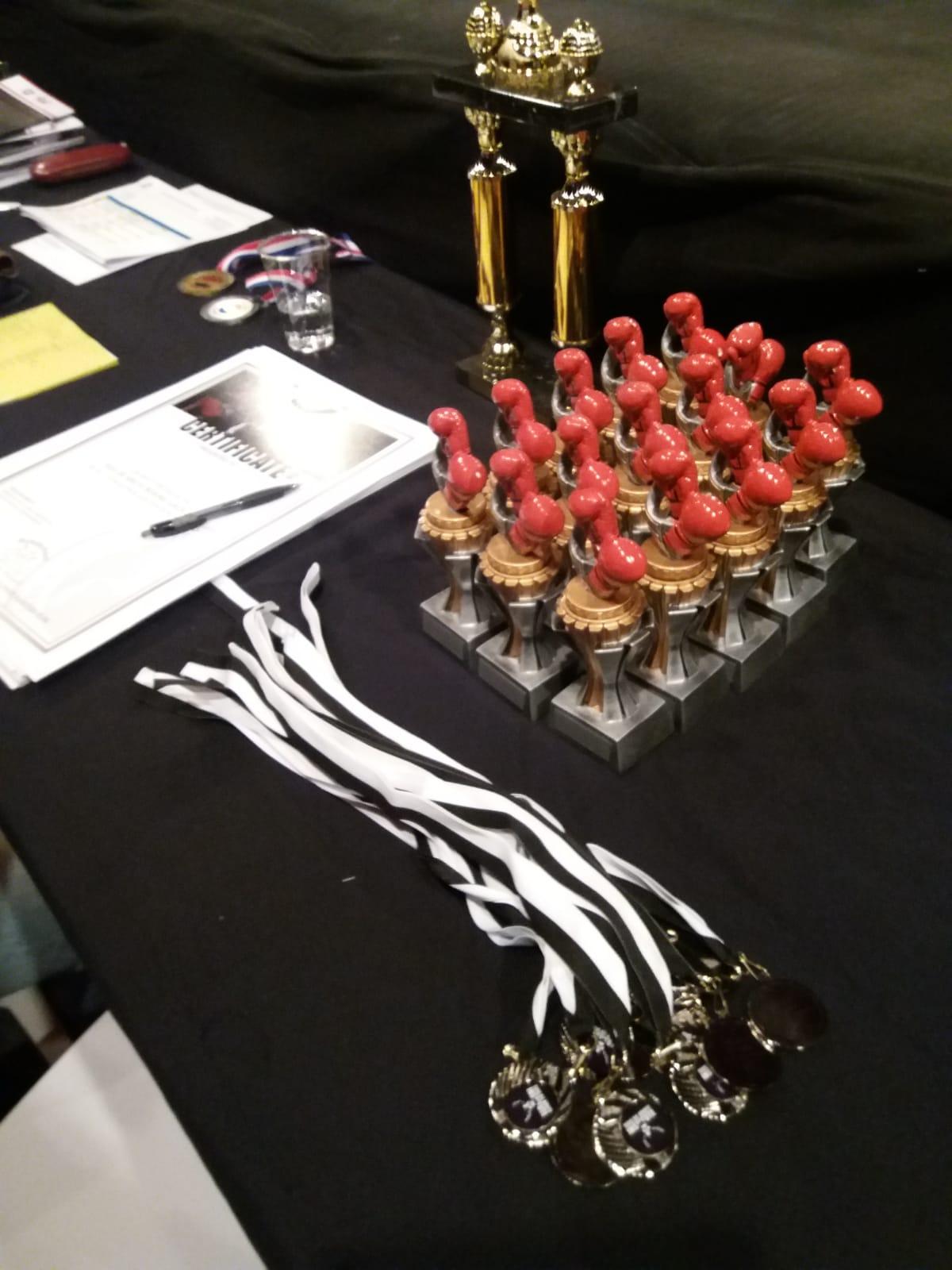 Teus de Kruyf Boksgala: Uitslagenlijst