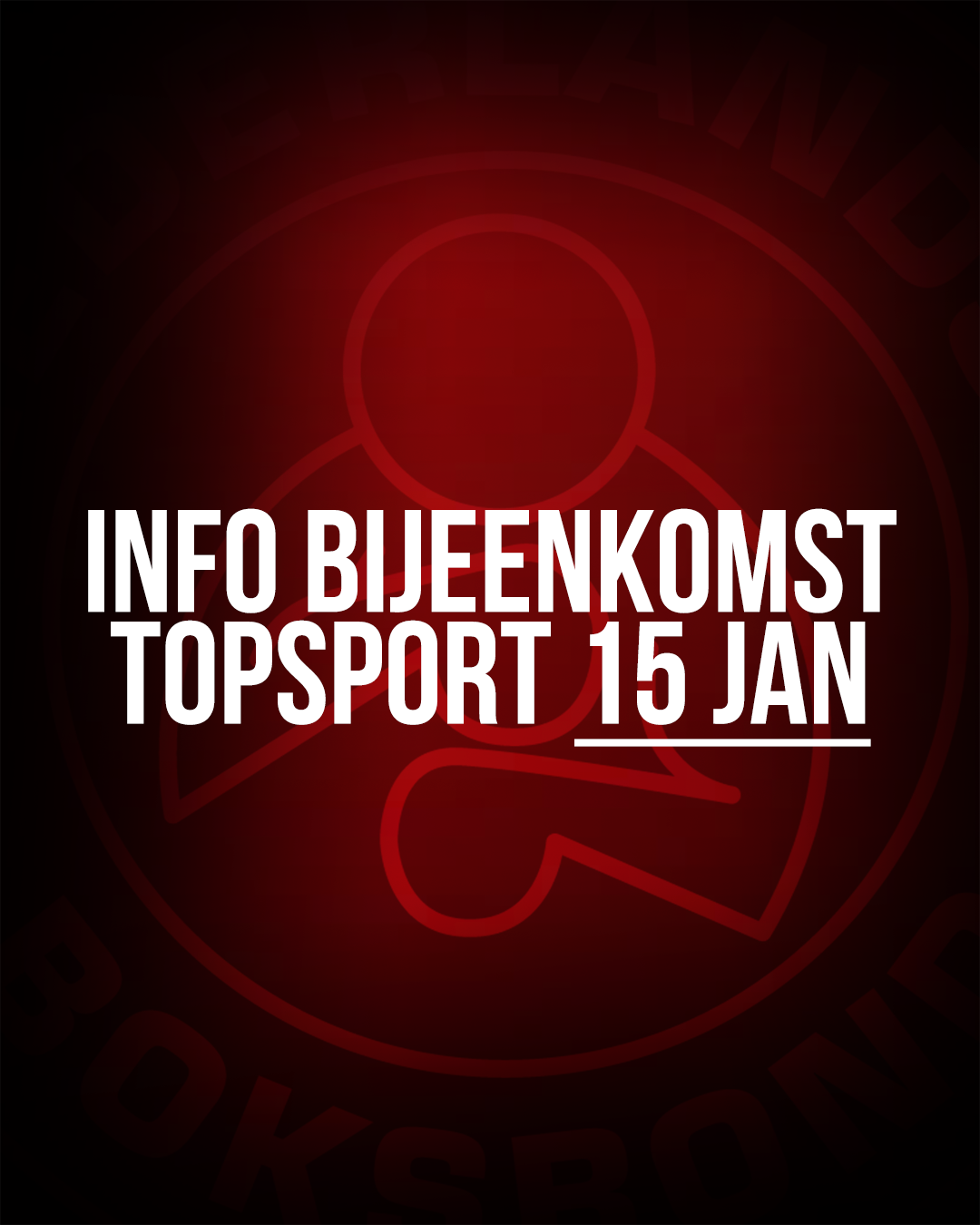Presentatie bijeenkomst Topsport