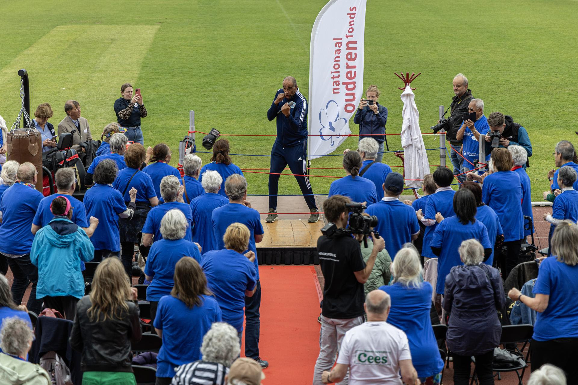 65-plussers vestigen record boksen in Olympisch Stadion