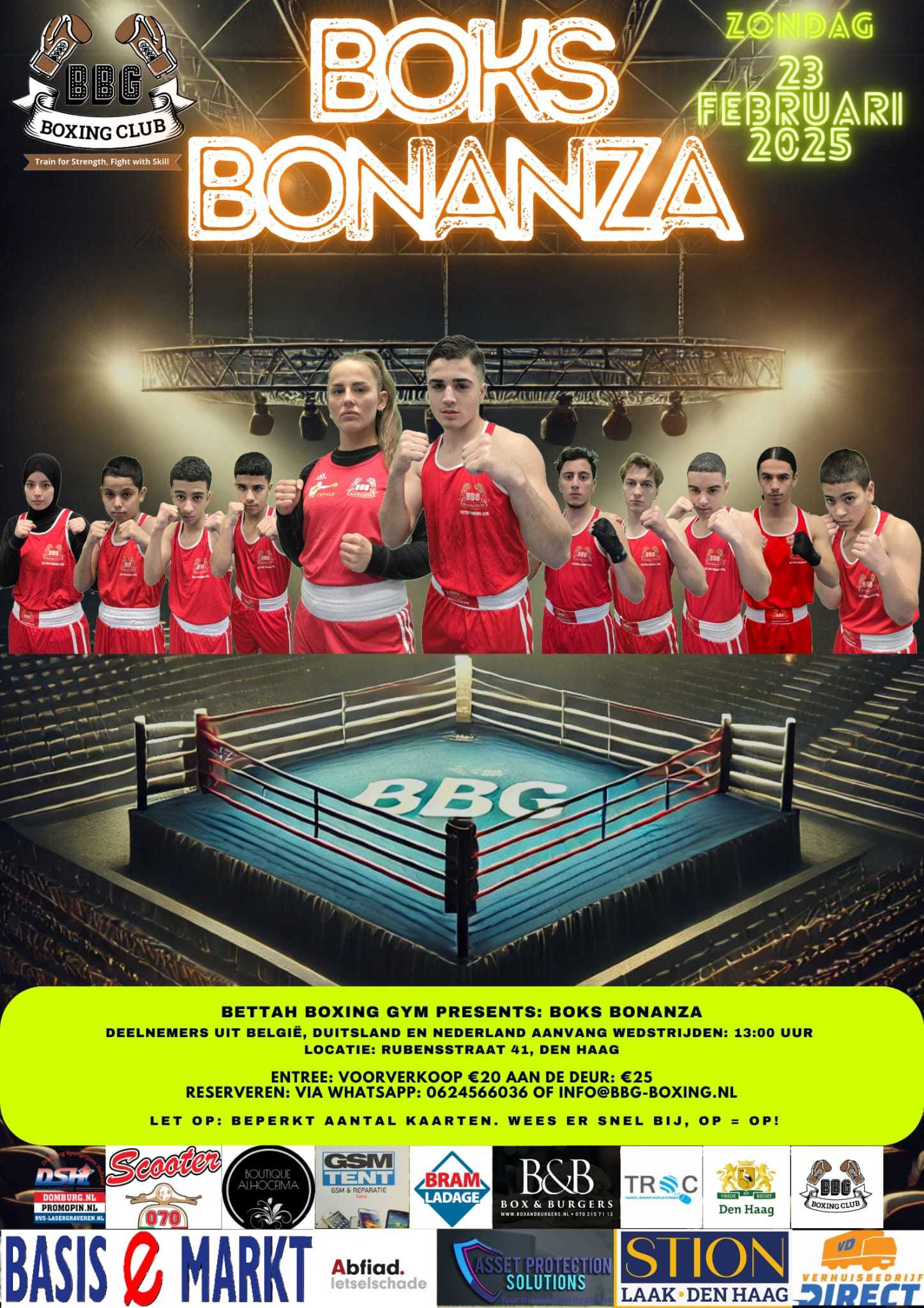 Internationale Boksbonanza: 23 februari in Den Haag