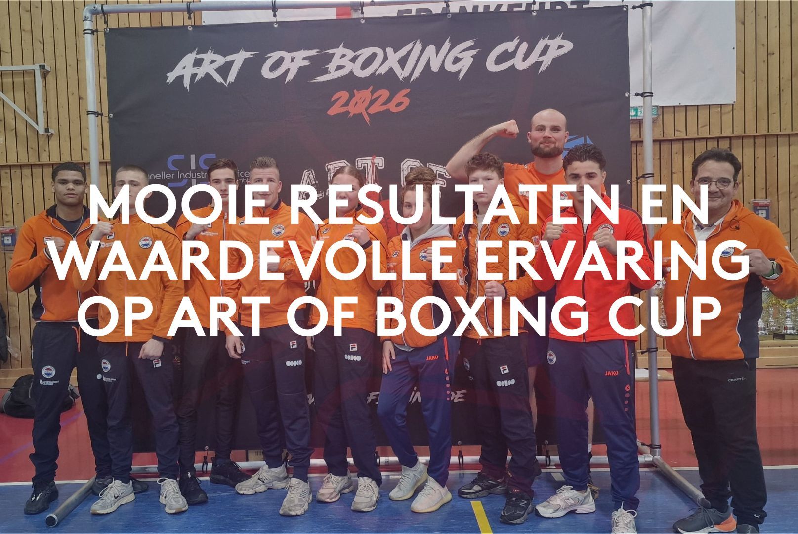 Mooie resultaten en waardevolle ervaring op Art of Boxing Cup