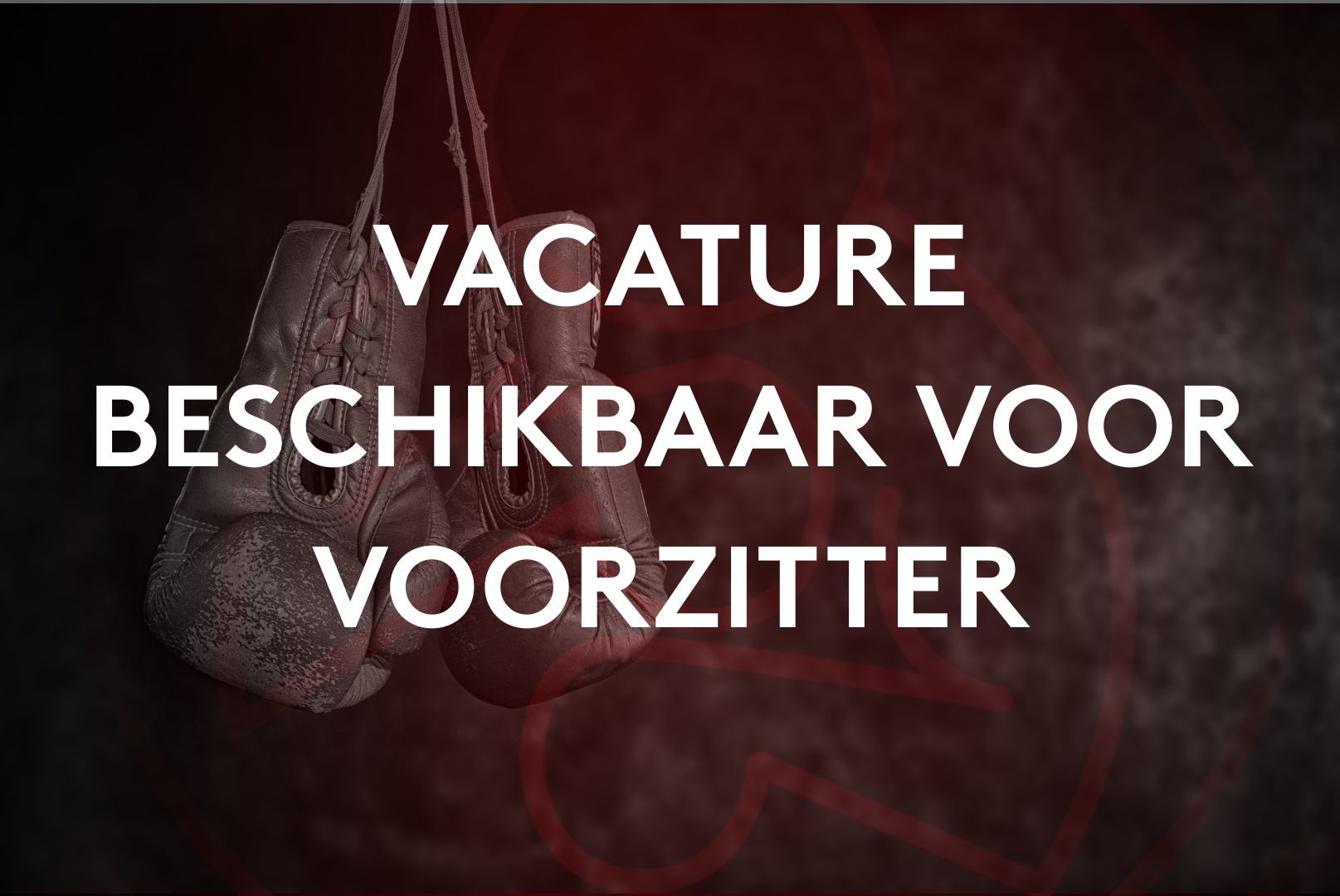 Vacature voorzitter wedstrijden en evenementen commissie
