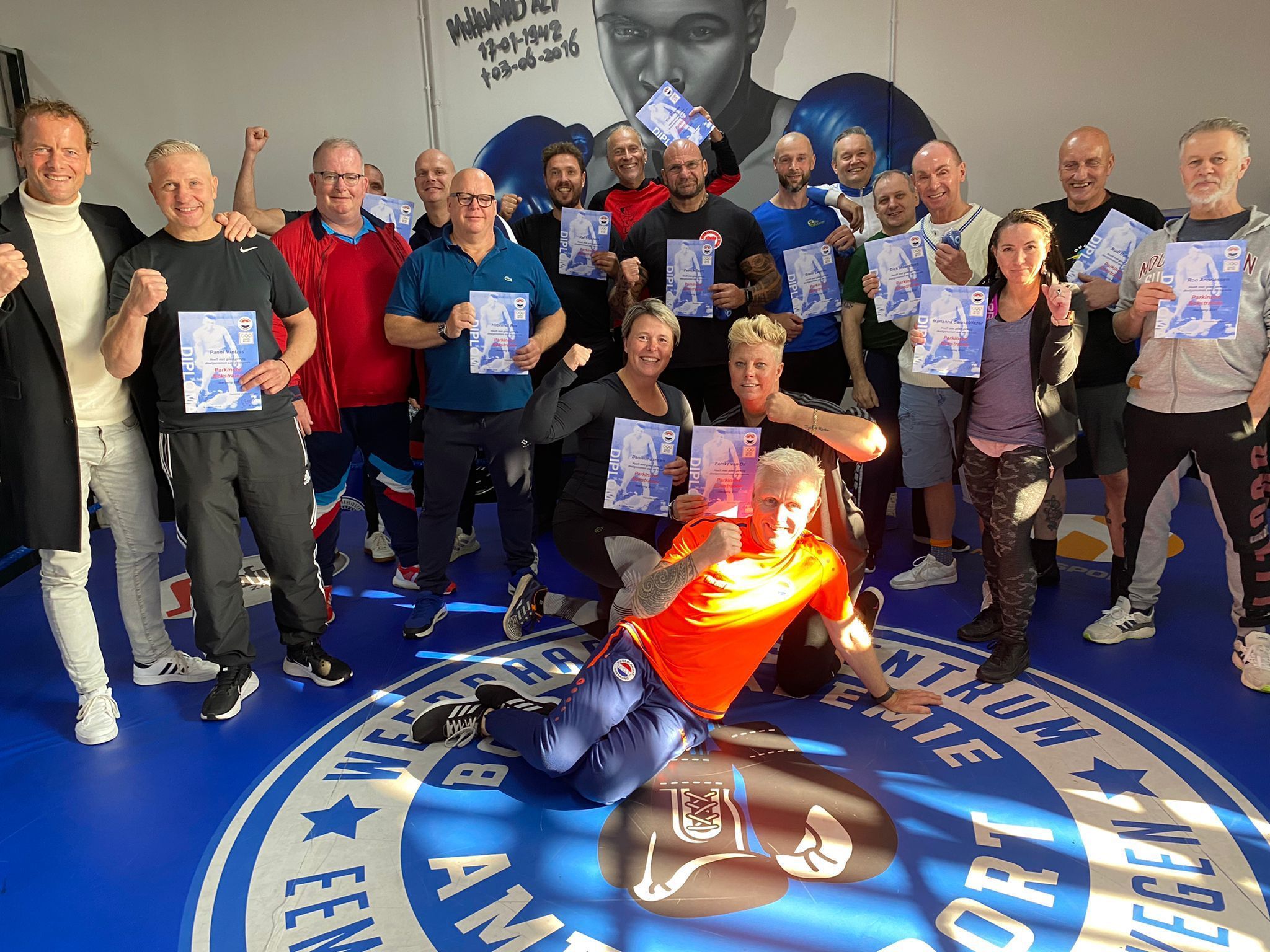 Eerste Parkinson bokstrainers in Nederland