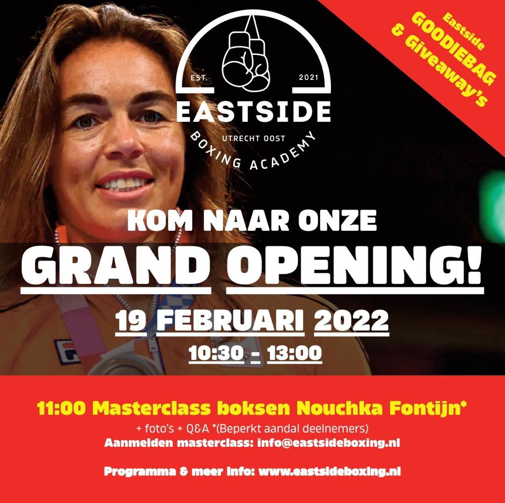Masterclass Eastside boxing Academy met Nouchka Fontijn