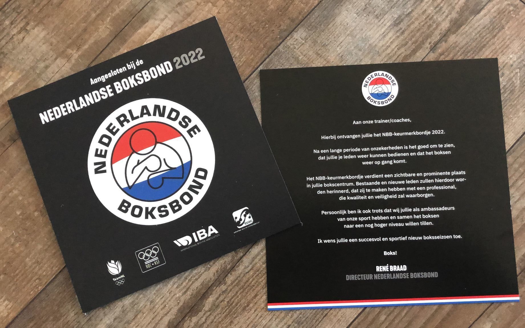 Keurmerkbordjes 2022 op de mat