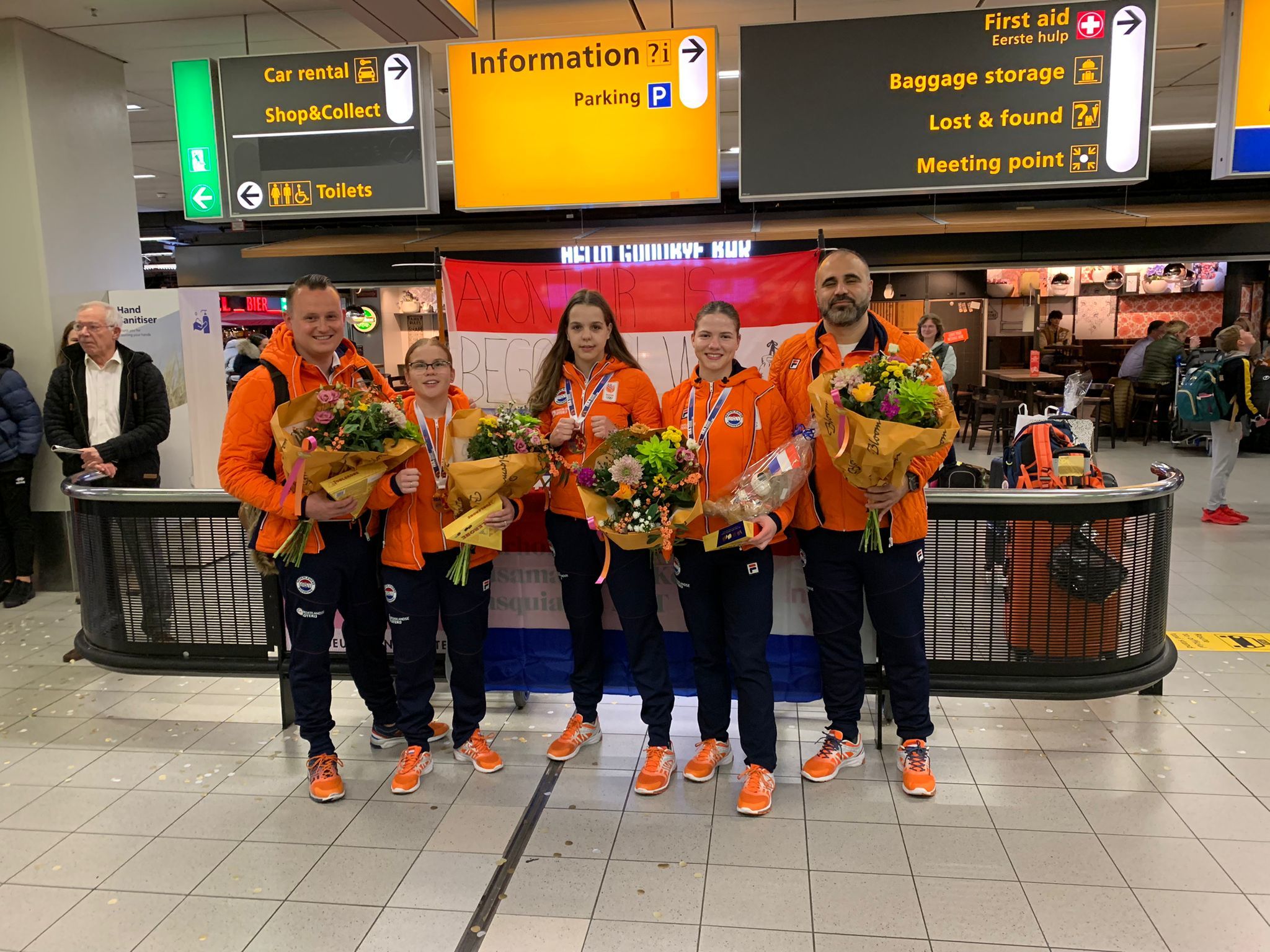 Heldenonthaal voor drie medaillewinnaars