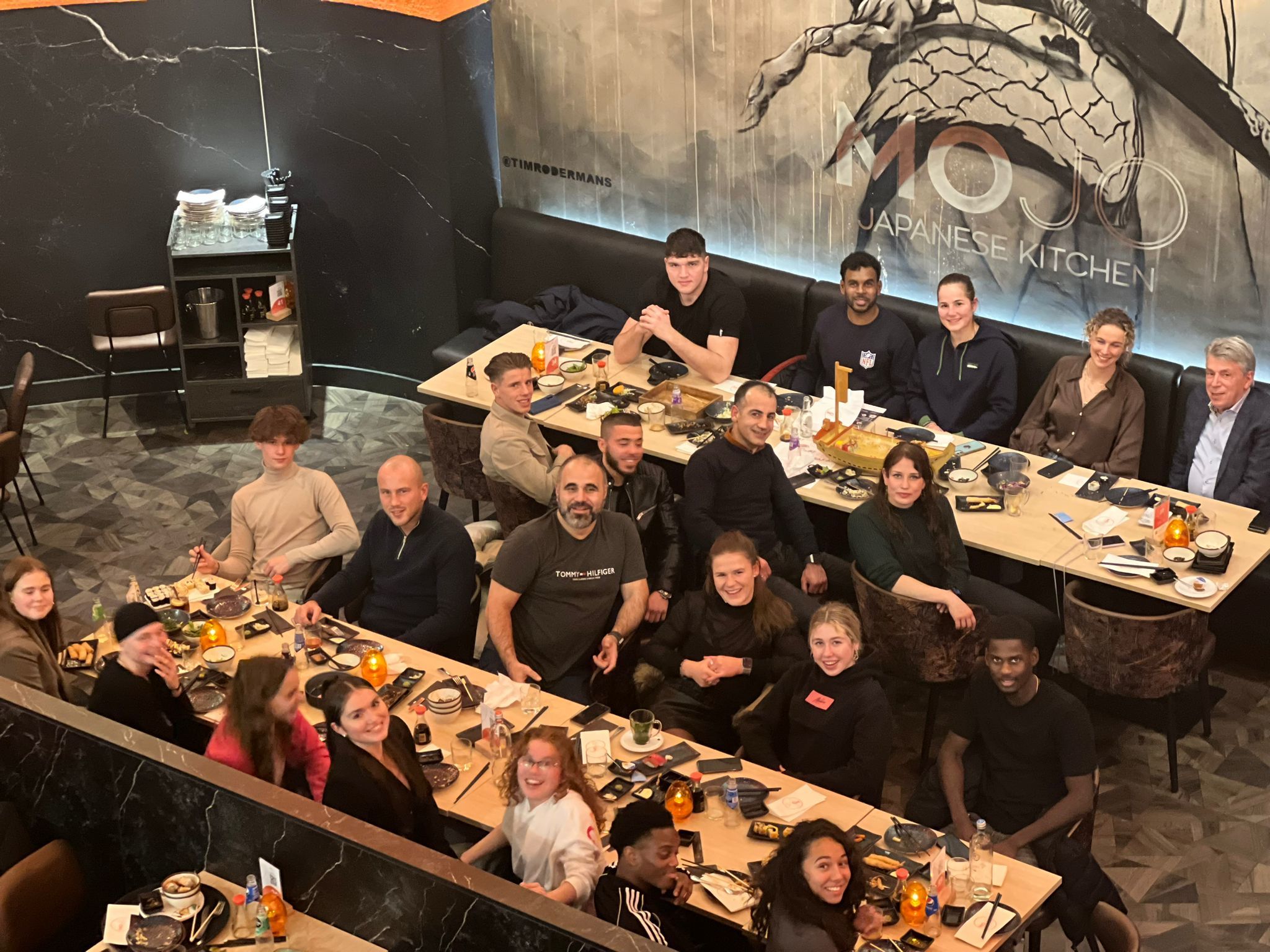 Diner ter jaarafsluiting boksselectie