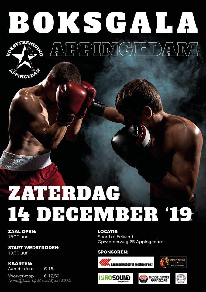 Geef je nu nog op voor Boksgala Appingedam!