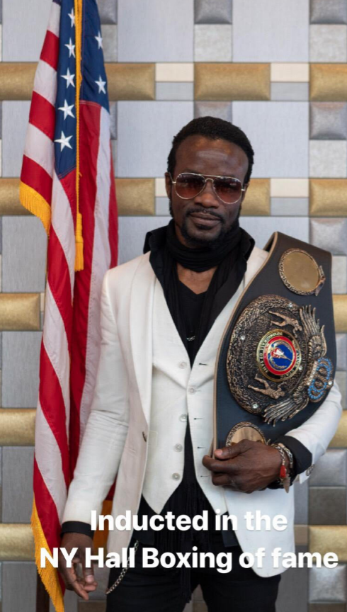 Regilio Tuur in NY State Boxing Hall of Fame